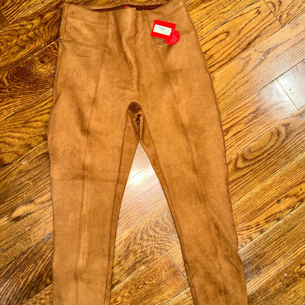 Spanx suede leggings sz M